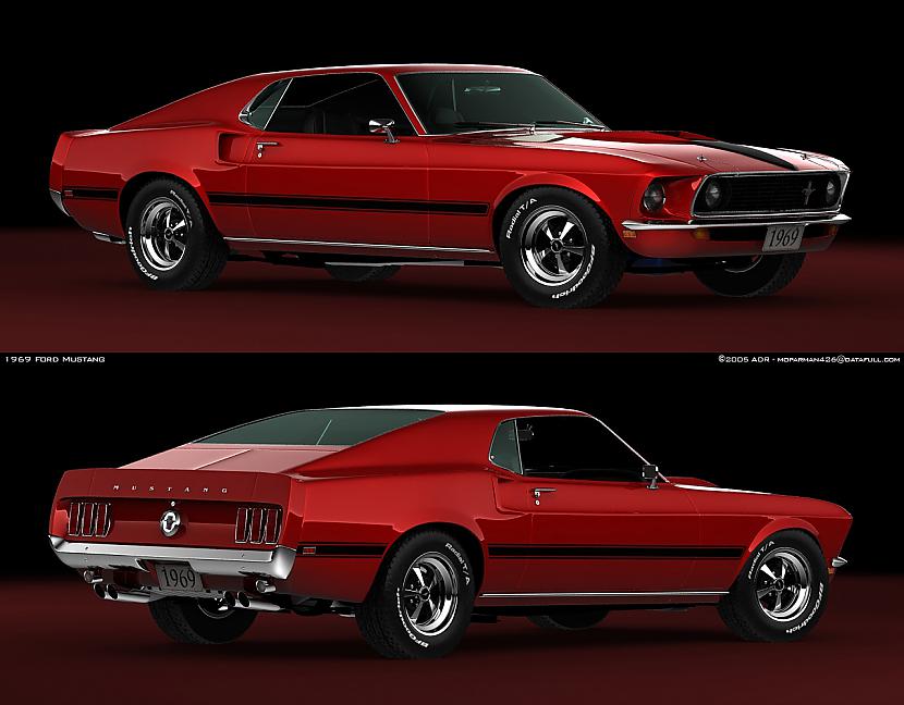 Ford Mustang 1969 Jaudīgākā... Autors: Riichijs American Muscles + INFO