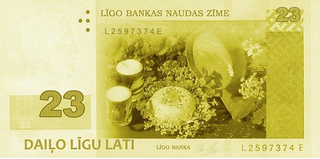 Lūk pirmā 23ls līgo banknote... Autors: Espumisan Jauna banknote ?