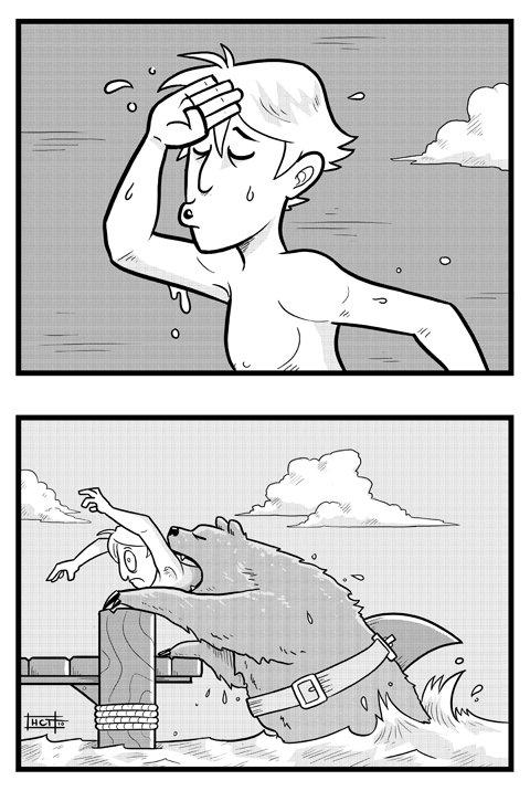Autors: sundin7070 Shark Attack Komikss