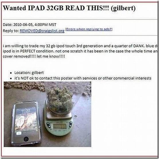 iPods apmaiņā pret marihuānu... Autors: Abadins iPod mainīja manu dzīvi!