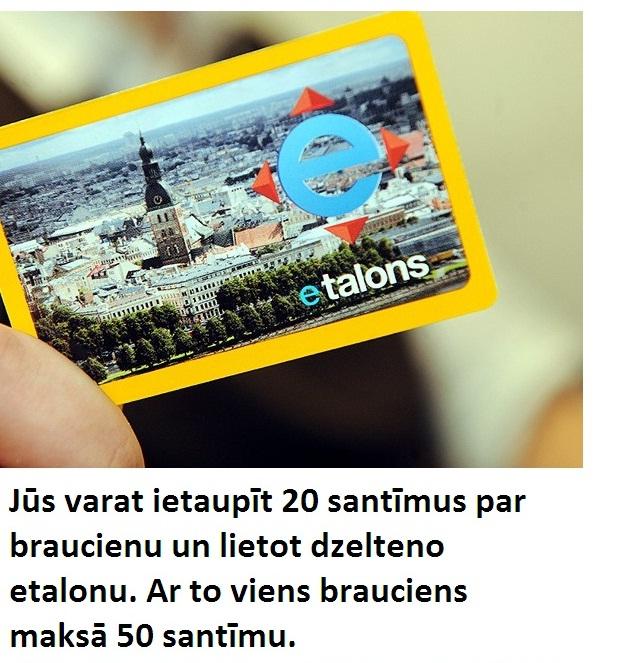 Autors: voiceks Kā maksāt mazāk par Rīgas Satiksmes transportu?