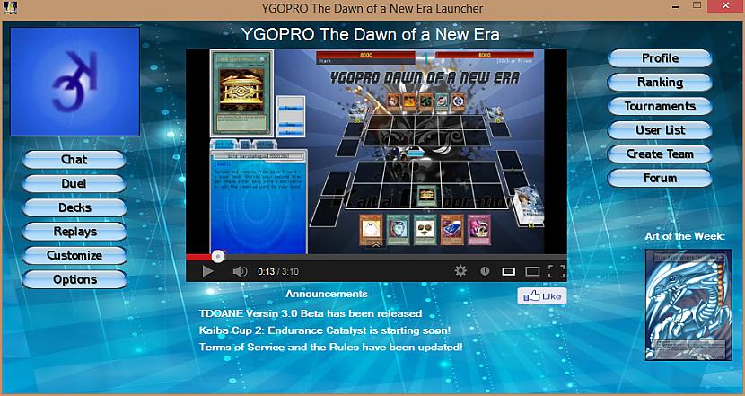 Scaronāds izskatās spēles... Autors: arvislacis YGOPRO Dawn of a New Era apskats