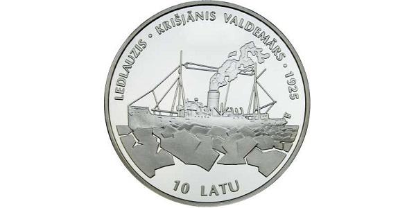 1998gadā Latvijas Banka... Autors: GargantijA Kuģis no 10Ls monētas.