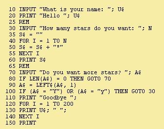 1964gadsnbspDartmouthnbspBASIC1964gadā visi ir programmētāji 1964gadā tiek izstrādāta pirmā BASIC progammēscaronanas valodas versija Pateicoties Dartmouth nbspBASIC drīz vien tiek uzprogrammētas daudzas programmas un arī spēles 1975gadā Bils Geits pielāgoja BASIC priekscaron personālajiem datoriem Pirms tam bija tikai grūti lietojamas programas kā Fortran un Algol BASIC sākuma tika lietots uz General Electric GE225 dator... Autors: Werkis2 Datorspēļu vēsture (1887.-2015) + Interesanti FAKTI (Citur vairāk neatradīsi !)