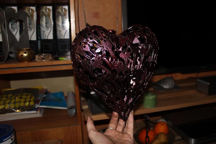 Autors: kpot DIY. Heart from keys..