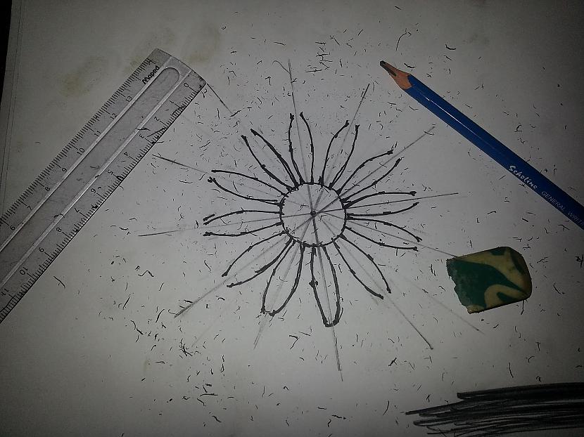 Autors: kpot DIY. Flower, Daisy From metal