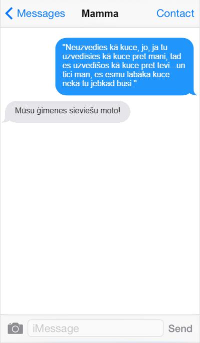 Autors: matilde Psihās Mammas īsziņas. Mammu, kāpēc tu tā dari?