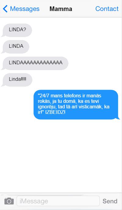 Autors: matilde Psihās Mammas īsziņas. Mammu, kāpēc tu tā dari?