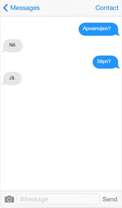 Autors: matilde 22 SMS, kas izraisa nevēlamas galvassāpes! Varbūt vienkārši neraksti man?