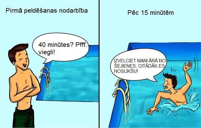 Autors: matilde 7 lieliski joki par pirmo reizi sporta zālē