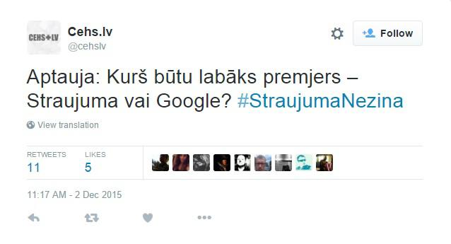 Autors: starmen Jaunākā interneta sensācija - #StraujumaNezina