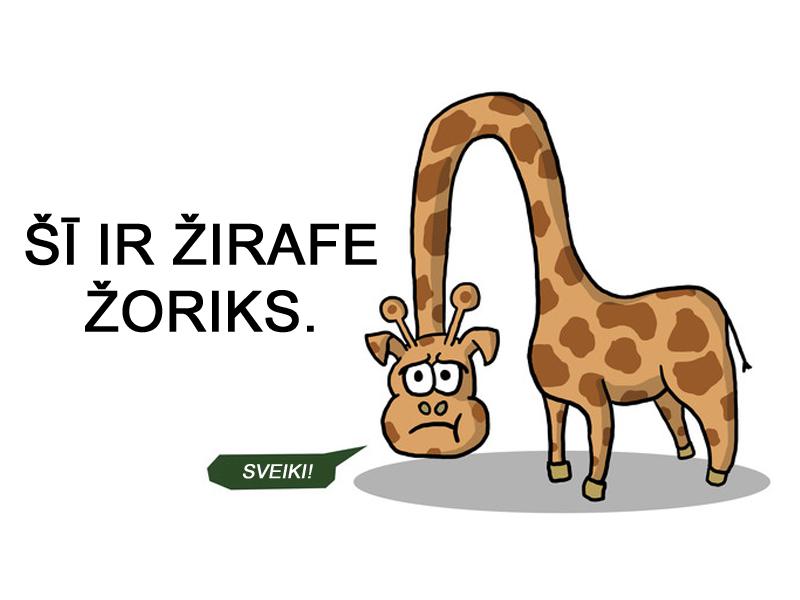 Autors: matilde Dzīves mācība ar piemēru no Žorika dzīves.