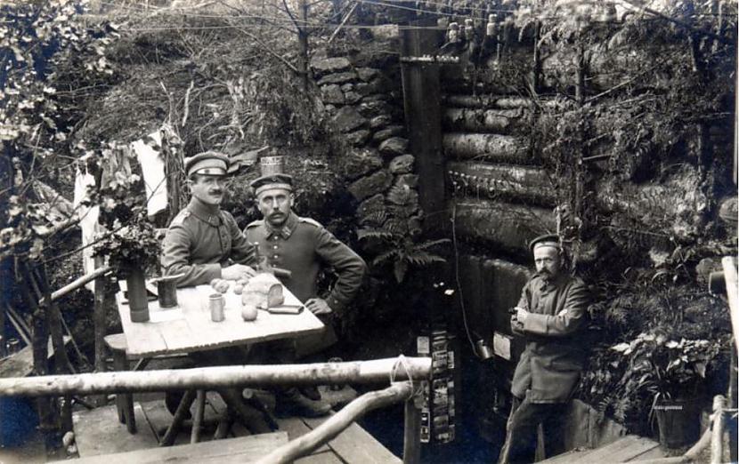 Vācu transcaronejas 1916 Autors: Lestets Retas bildes no 1. pasaules kara ierakumiem