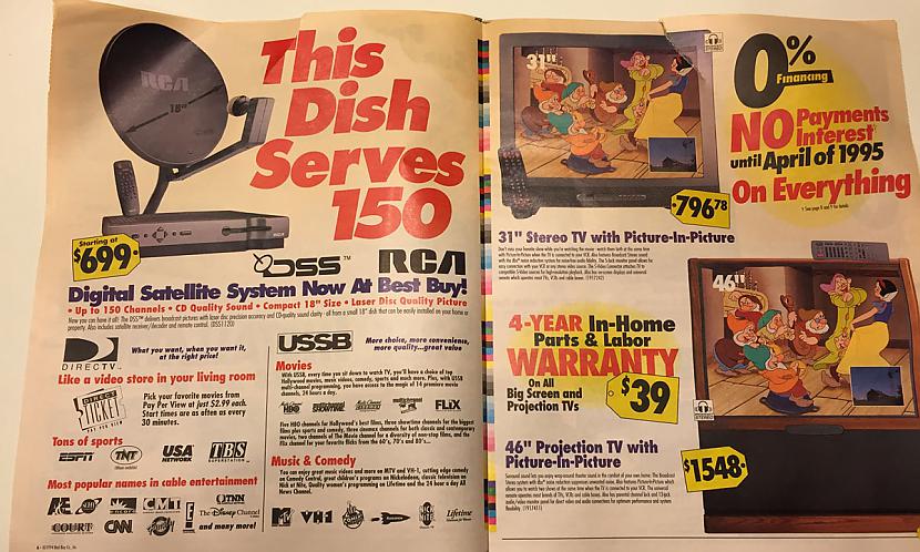 46 liels televizors ar tik... Autors: Lestets Reklāmas katalogs no 1994. g.