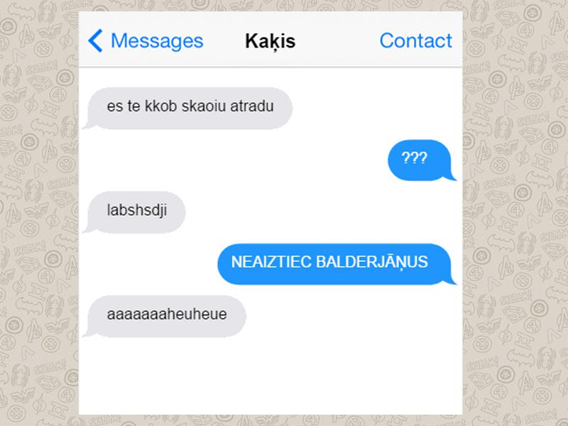 Autors: matilde 9 SMS no kaķa, kuras Tu, visticamāk, saņemtu, ja viņam būtu telefons