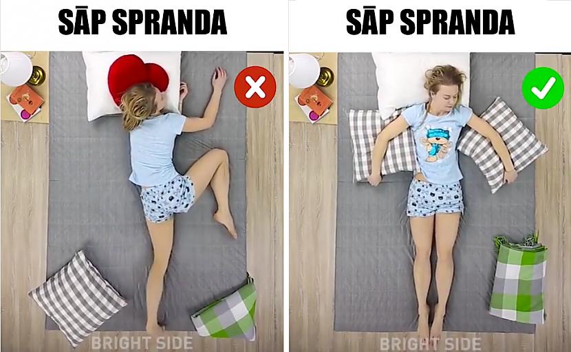 Ja sāp spranda tad novieto... Autors: matilde Padomdevējs veselīgam miegam