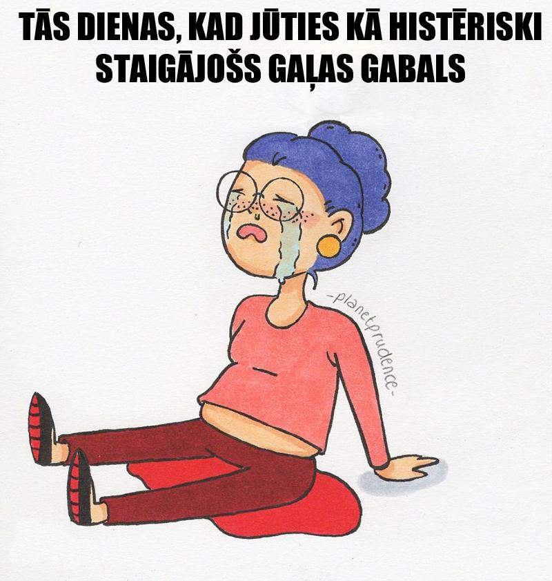 Sarkanā krāsa nr2 Autors: matilde Tipiskās meiteņu problēmas. Komiksi, kuros viegli atpazīt sevi!