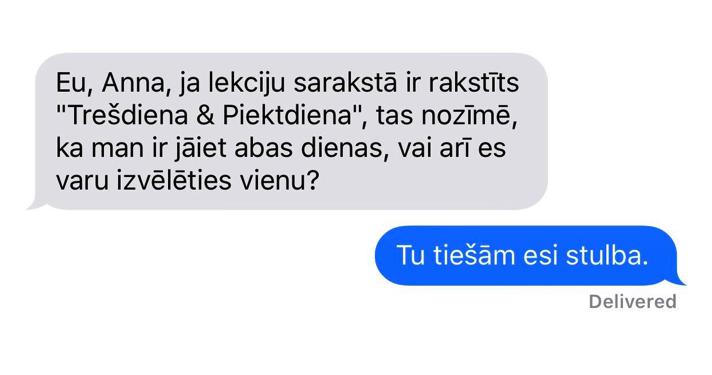 Autors: KALENS SMS pērles 5: Tu esi stāvoklī vai neesi?!