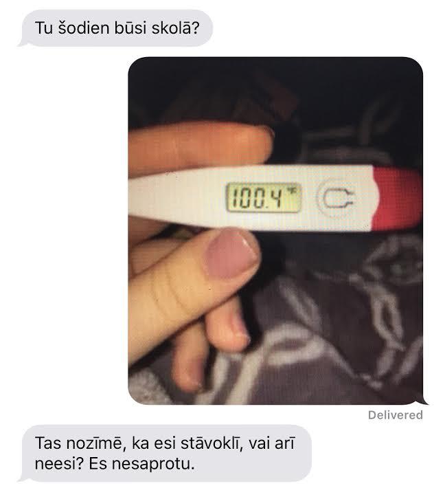 Autors: KALENS SMS pērles 5: Tu esi stāvoklī vai neesi?!