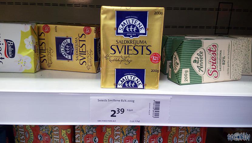Sviests Smiltene 82 200... Autors: Mahitoo Pārtikas izmaksas Latvijā un Vācijā