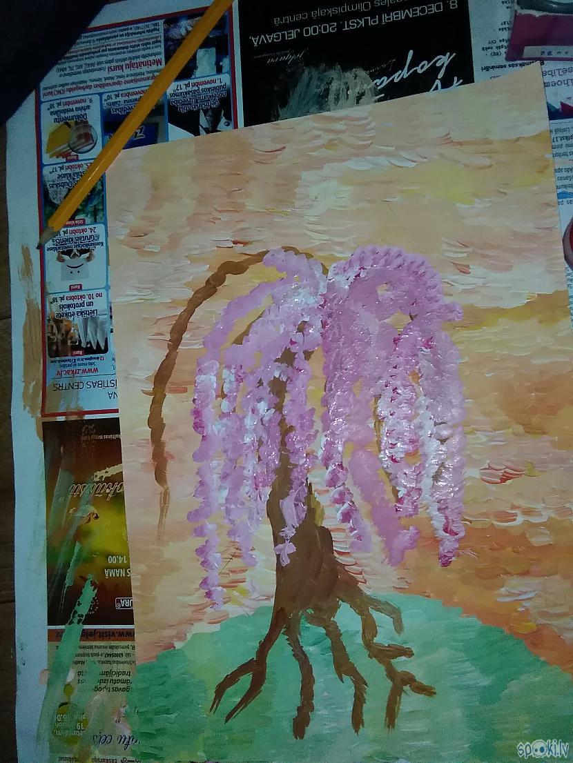 Ar rozā sarkano un baltotoni... Autors: Dumpweed Pirmās iemaņas impresionismā #3