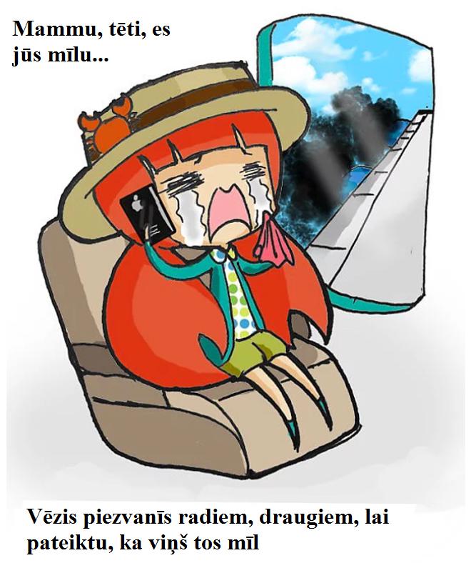 Vēzis nebūtu vēzis ja... Autors: Lestets Kā zodiaka zīmes uzvestos lidmašīnas katastrofas laikā