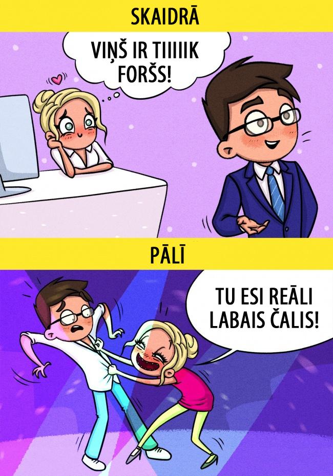 Autors: matilde 10 patiesi komiksi par to, kā cilvēks redz pasauli «skaidrā» un «pālī»