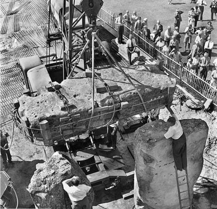 1958 g tika veikta vēl viena... Autors: Lestets Stounhendžas restaurācijas bildes, ko nevajadzētu nevienam redzēt