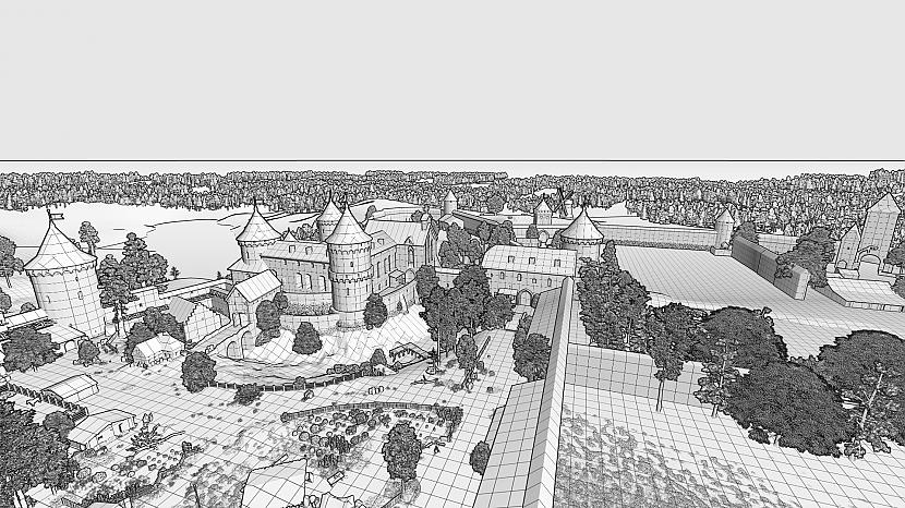 Autors: djart2007 Viduslaiku Cēsis - Wenden 3D restaurācijas darbi turpinās.