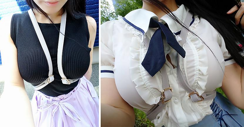 Vai Tev patīk scaronāds... Autors: matilde Japānietes iepriecina pasauli ar savu jaunāko modes trendu - «boobpack»
