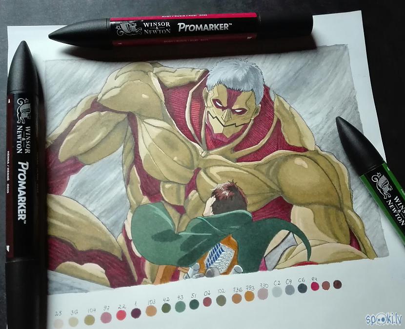 Attack on Titan pieņemu ka... Autors: Jake the Dog Vēl daži mani darbiņi.
