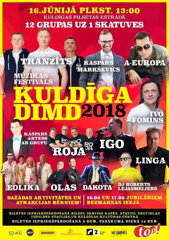 Autors: jacky Izsole: MŪZIKAS FESTIVĀLS KULDĪGA DIMD 2018