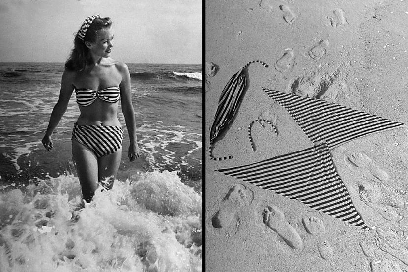 Autors: matilde Galerija: Pirms 72 gadiem pasaulē parādījās mazākais peldkostīms - bikini