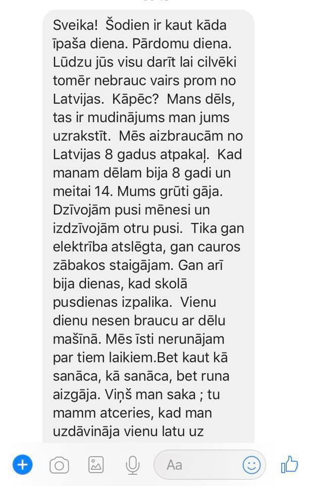 Tēma Nr 1Linda LiepinaVakar... Autors: Jānis Baroniņš Informēju par KPV LV un pret pārējām partijām... un... lai Jums... jauks laiks.