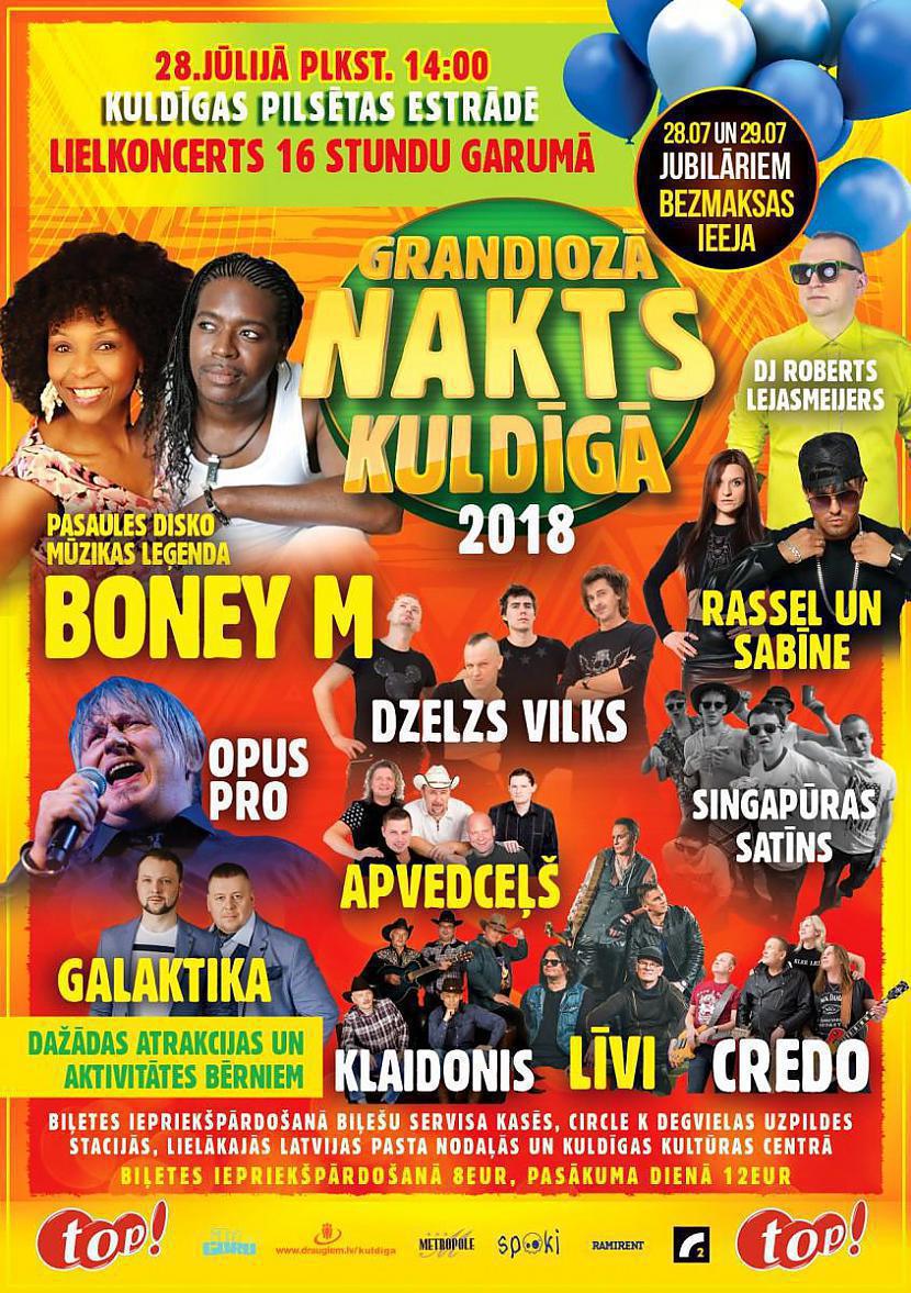 Autors: jacky Izsole: GRANDIOZĀ NAKTS KULDĪGĀ 2018