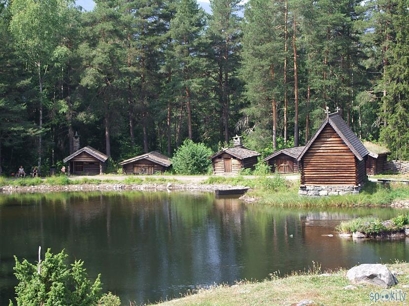 Zvejnieku ciematiņscaron Autors: blusu_kerajs Norvēģijas brīvdabas muzejs Lillehamerē
