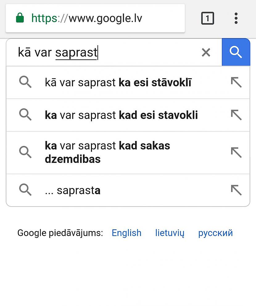 Šeit es domāju var iztikt... Autors: ORGAZMO Ko latvieši visbiežāk meklē Googlē?