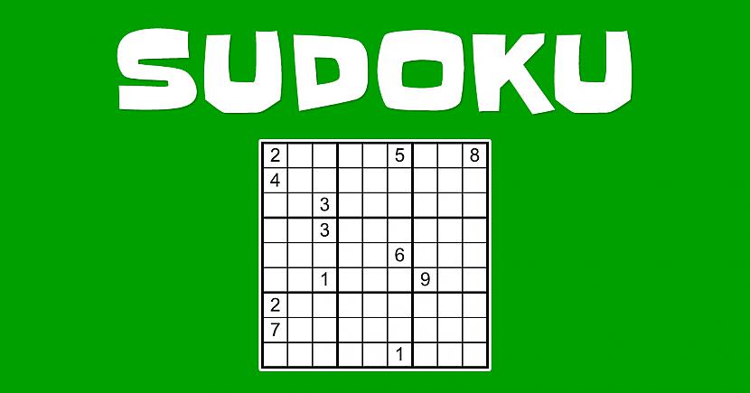 SUDOKUNosaukums... Autors: The Diāna Garlaicīgi? Lūk, SEŠAS idejas spēlēm pusdienu pārtraukumā!