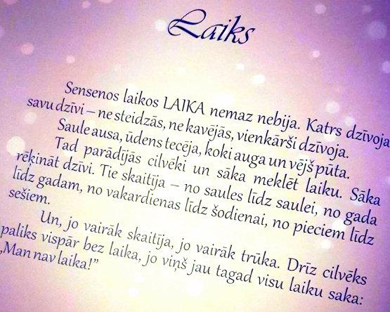 Autors: rasiks Par laiku