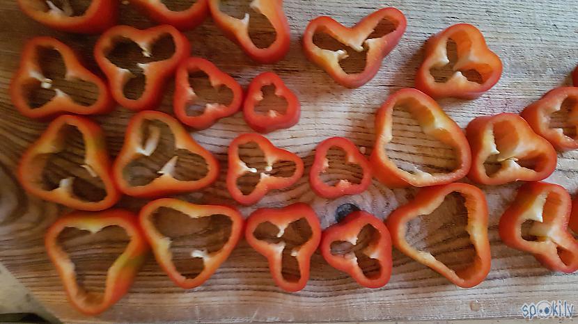 Sagriezta paprika... Autors: Juris1604 Recepte: Pašgatavots burgers