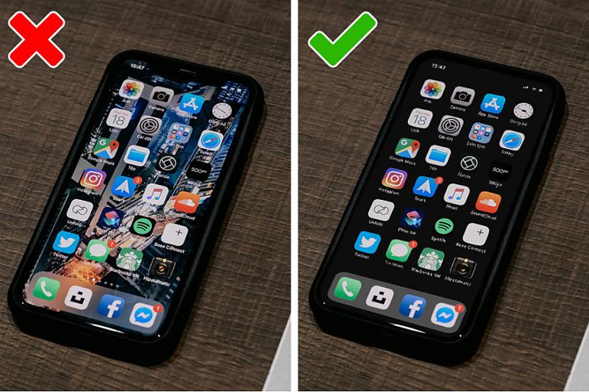 Melns fona attēls tērē mazāk... Autors: The Diāna 12 laifhaki tavam telefonam