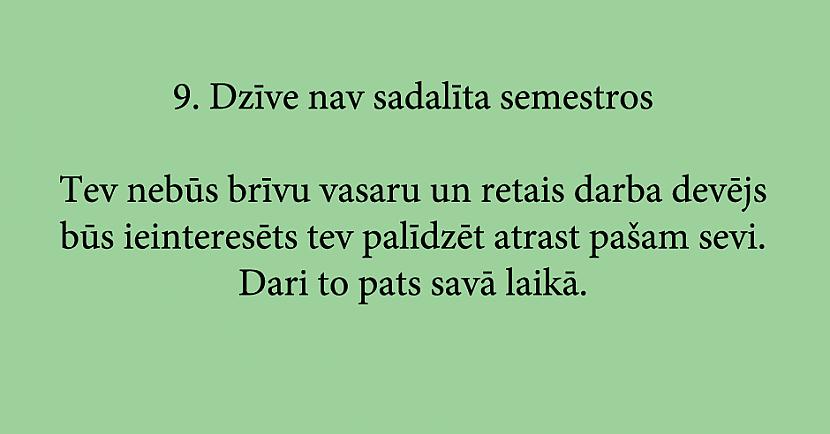 Autors: Latvian Revenger 11 "Bila Geitsa" padomi labākai dzīvei