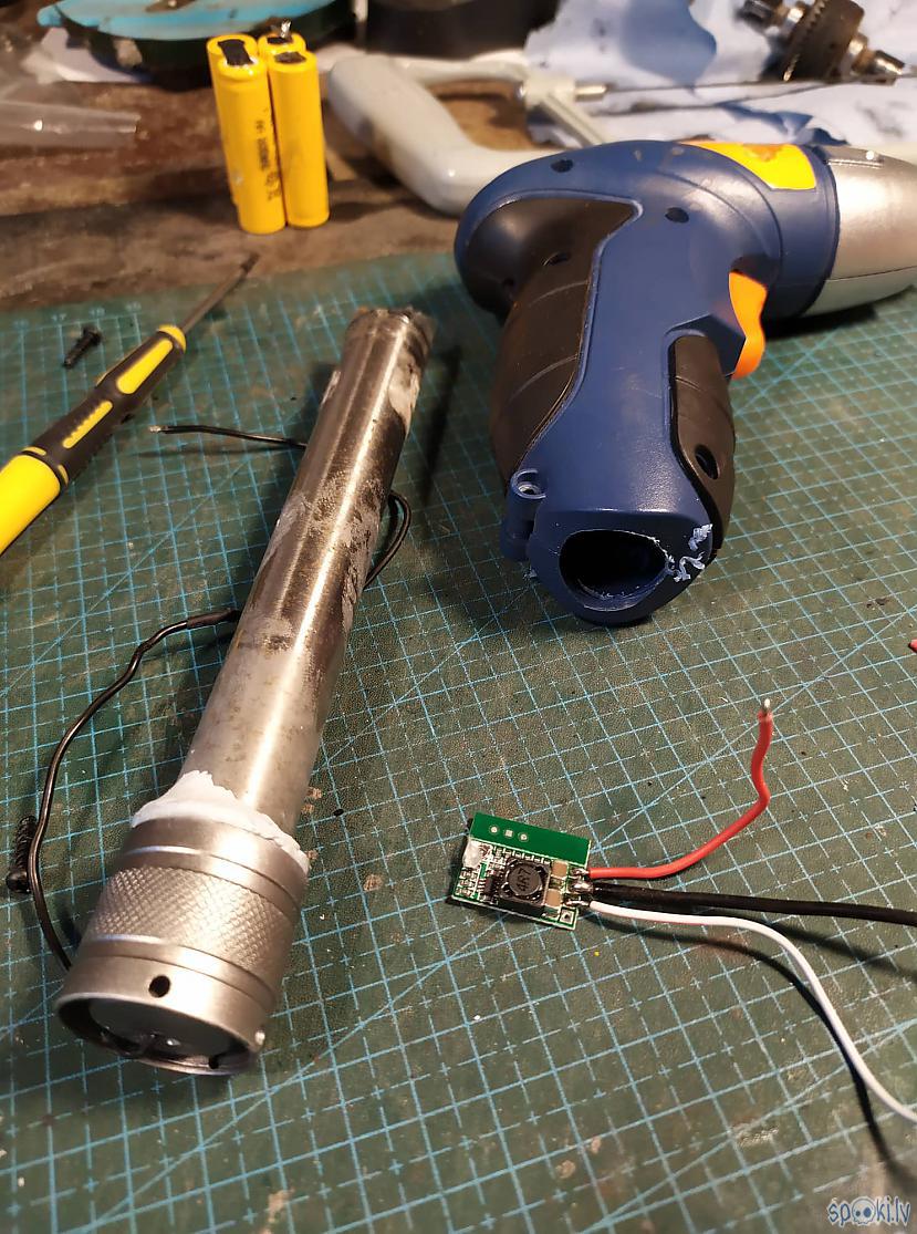 Testing Autors: SalvatoreMundi Elektriskā skrūvgrieža pārbūve.
