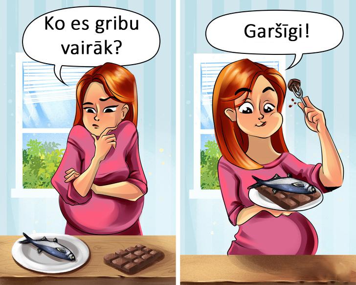 nbspBet nemaz nesāksim runāt... Autors: matilde 14 ilustrācijas, kas parāda to, cik patiesībā grūta ir grūtnieces dzīve