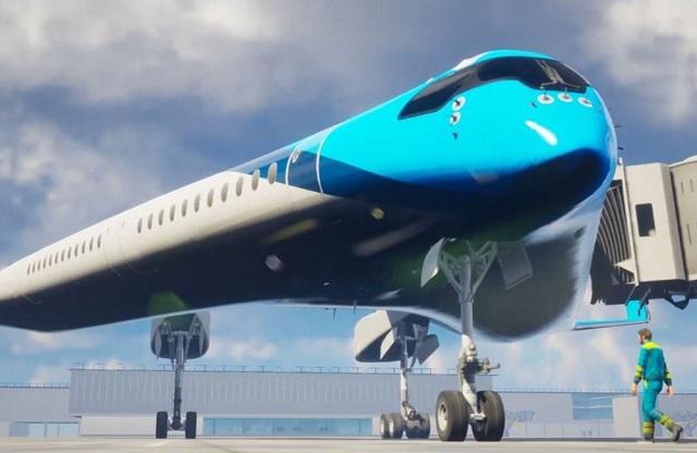 Autors: es tēvocis Laineris Flying-V - nākotnes pasažieru lidmašīna