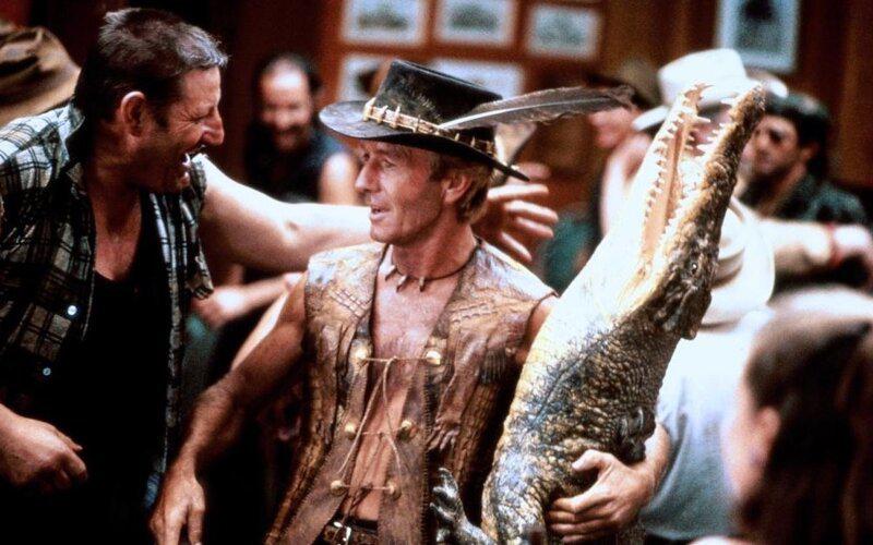 Filmas budžets bija 88... Autors: nikrider Kā filmēja filmu ''Krokodils Dandijs''