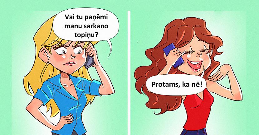 nbspAizņemties kaut ko bez... Autors: matilde 12 ilustrācijas, kurās perfekti attēlotas māsu attiecības