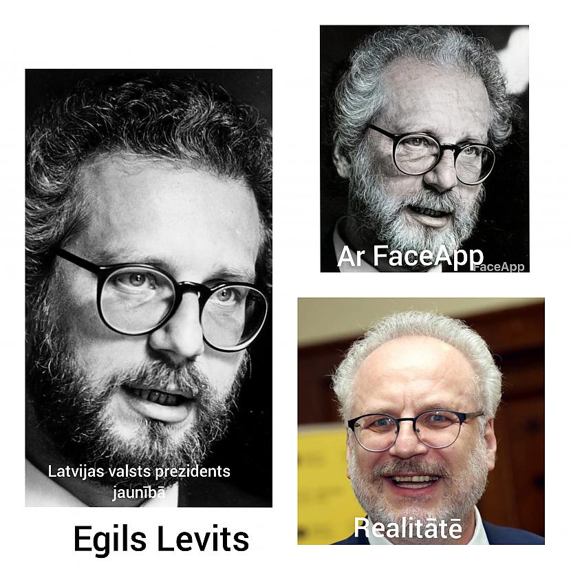 Jaunais Latvijas valsts... Autors: ghost07 Kā izskatītos gados esošās slavenības ar jauno FaceApp aplikāciju?