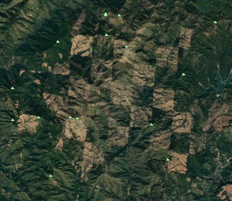 nbspMeži Kalifornijas... Autors: matilde Interesantas vietas, kas atrastas ar «Google Earth» palīdzību