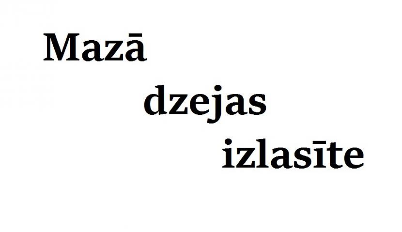 Autors: Pensionāris Mazā dzejas izlasīte.